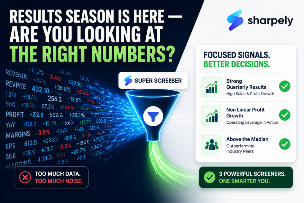 quarterly result season screener