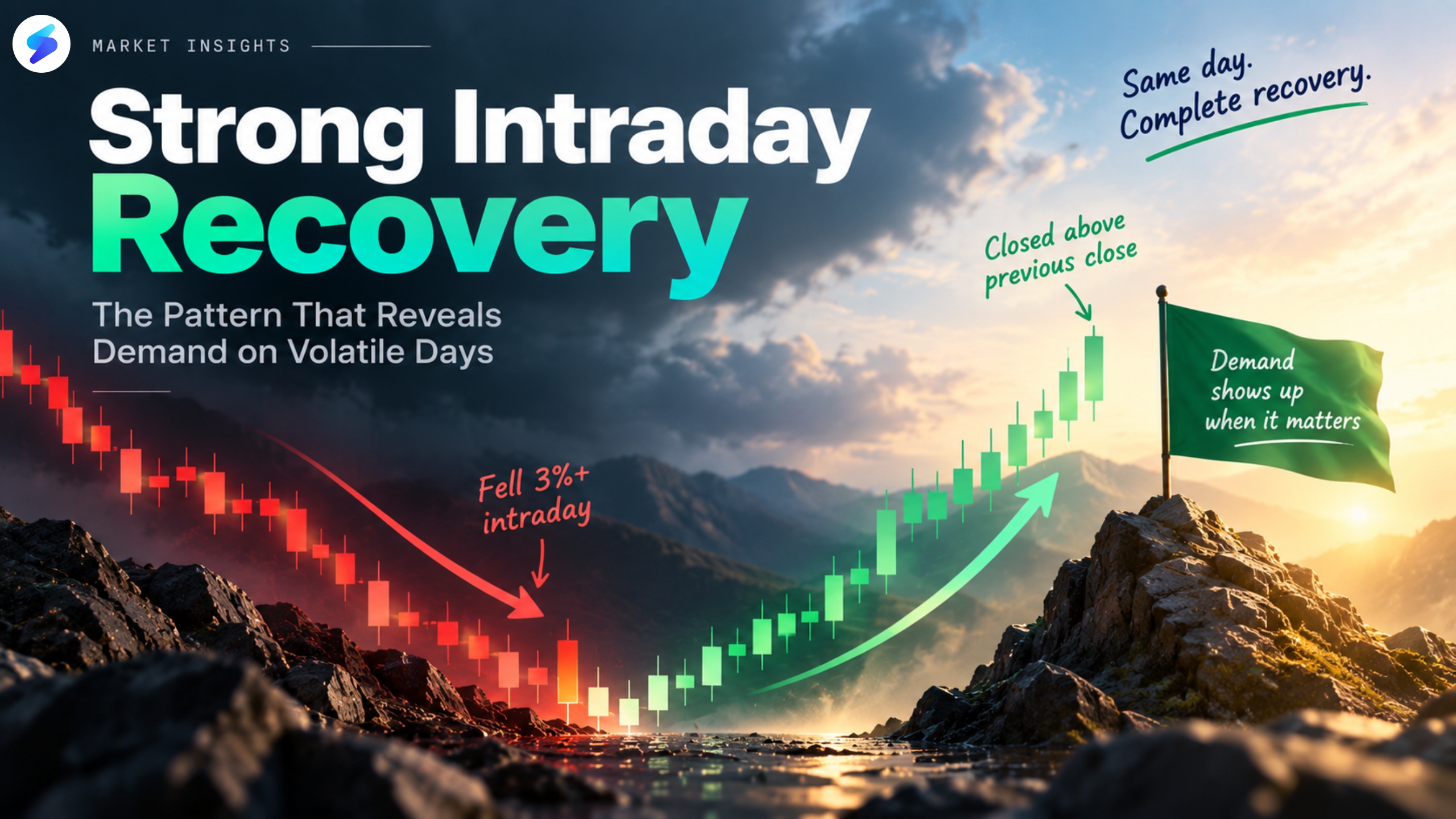 strong intraday recovery